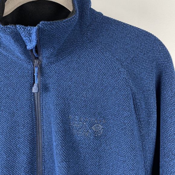 Mountain Hardwear 1/4 Zip‎ Microfleece Pullover Jacket Blue Mens Large - Picture 3 of 9